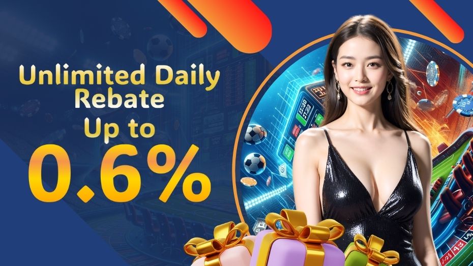 Unlimited Daily Rebate Up to 0.6%